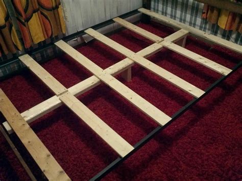 putting supports under bed box spring